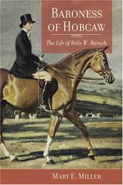 Front cover of Baroness of Hobcaw by Mary E. Miller