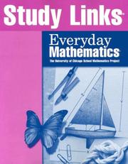 Front cover of Everyday Mathematics: Study Links by University of Chicago School Mathematics Project