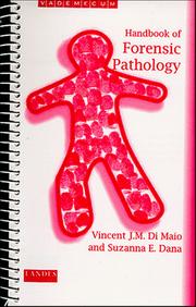 Front cover of Handbook of forensic pathology by Vincent J. M. Di Maio