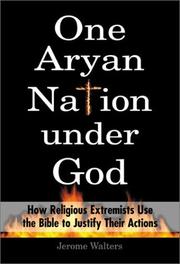 Front cover of One Aryan nation under God by Jerome Walters