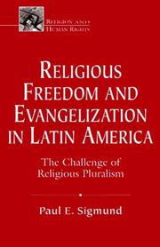 Front cover of Religious Freedom and Evangelization in Latin America by Paul E. Sigmund