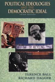 Front cover of Political ideologies and the democratic ideal by Terence Ball