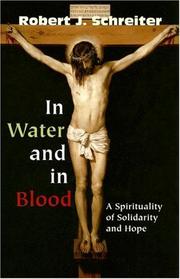 Front cover of In water and in blood by Robert J. Schreiter