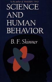 Cover of Science And Human Behavior by B. F. Skinner