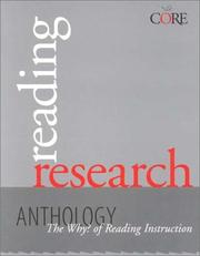 Cover of Reading Research Anthology by Unknown