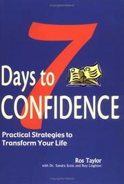 Front cover of Seven days to confidence by Ros Taylor