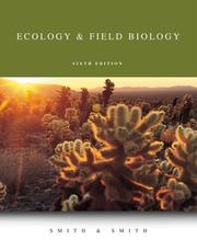Cover of Ecology & field biology by Robert Leo Smith