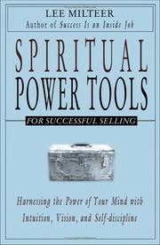 Front cover of Spiritual Power Tools for Successful Selling by Lee Milteer