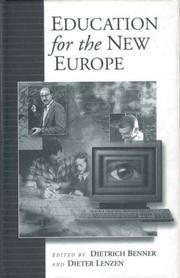 Cover of Education for the new Europe by Dietrich Benner