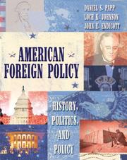 Cover of American foreign policy by Daniel S. Papp