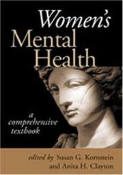Front cover of Women's mental health by Susan G. Kornstein