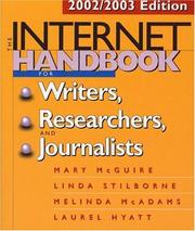 Front cover of The Internet handbook for writers, researchers, and journalists by Mary McGuire