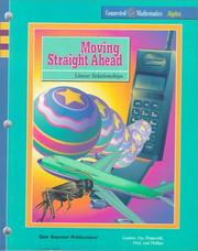 Front cover of Moving straight ahead by Glenda Lappan