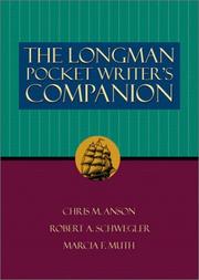 Front cover of The Longman pocket writer's companion by Christopher M. Anson