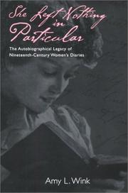 Cover of She left nothing in particular by Amy L. Wink