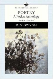 Cover of Poetry by R. S. Gwynn