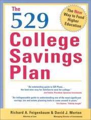 Cover of The 529 College Savings Plan by Richard A. Feigenbaum