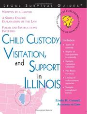 Front cover of Child custody, visitation, and support in Illinois by Linda H. Connell
