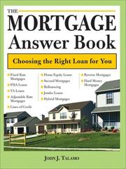 Cover of The mortgage answer book by John Talamo