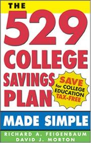 Front cover of 529 college savings plan made simple by Richard A. Feigenbaum
