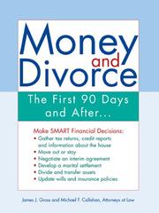 Cover of Money and divorce by James J. Gross