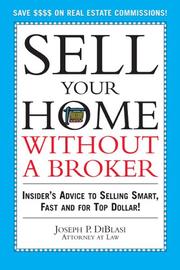 Front cover of Sell your own home without a broker by Joseph P. DiBlasi