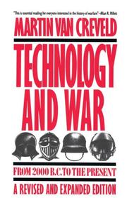 Cover of Technology and war by Martin van Creveld