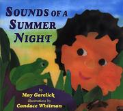 Cover of Sounds of a summer night by May Garelick