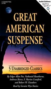 Front cover of Great American Suspense (Ethan Brand, Occurrence at Owl Creek Bridge, Oval Portrait, Upper Berth, Yellow Sign) by Nathaniel Hawthorne