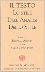 Cover of Il testo by Rosalia Colombo Ascari