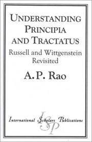 Cover of Understanding Principia and Tractatus by A. Pampapathy Rao