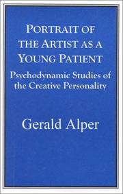 Front cover of Portrait of the artist as a young patient by Gerald Alper