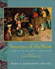 Front cover of Sources of the West by Mark A. Kishlansky