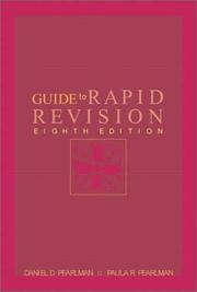 Cover of Guide to rapid revision by Daniel D. Pearlman