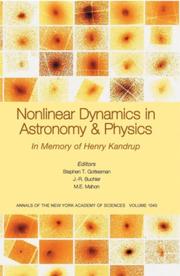 Front cover of Nonlinear dynamics in astronomy and physics by Florida Workshops in Nonlinear Astronomy and Physics (16th 2004 Gainesville, Fla.)