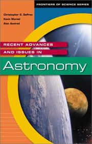 Front cover of Recent Advances and Issues in Astronomy: by Alan Axelrod