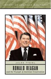 Front cover of Ronald Reagan and the triumph of American conservatism by Jules Tygiel