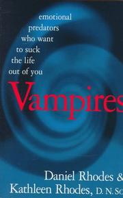 Cover of Vampires by Rhodes, Daniel.