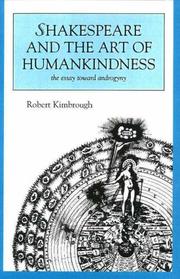 Cover of Shakespeare and the Art of Human Kindness by Robert Kimbrough