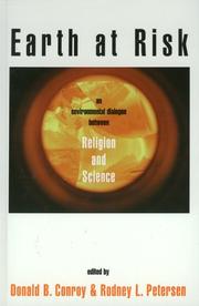 Front cover of Earth at risk by Rodney Lawrence Petersen