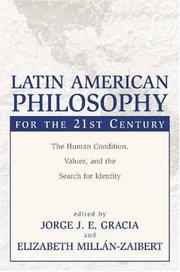 Front cover of Latin American philosophy for the 21st century by Jorge J. E. Gracia