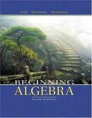 Front cover of Beginning algebra by Margaret L. Lial
