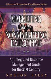 Cover of Marketing for the Non-Marketing Executive by Norton Paley