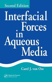 Front cover of Interfacial forces in aqueous media by Carel J. Van Oss