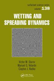 Cover of Wetting and Spreading Dynamics by Victor M. Starov