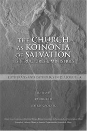 Front cover of The church as koinonia of salvation by Catholic Church. United States Conference of Catholic Bishops. Bishops' Committee for Ecumenical and Interreligious Affairs.