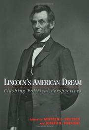 Front cover of Lincoln's American dream by Kenneth L. Deutsch