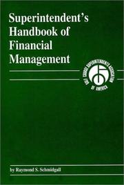 Cover of Superintendent's Handbook of Financial Management by Raymond S. Schmidgall