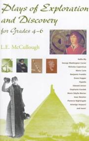 Front cover of Plays of exploration and discovery for grades 4-6 by L. E. McCullough