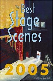 Front cover of The Best Stage Scenes 2005 (Best Stage Scenes) by D. L. Lepidus